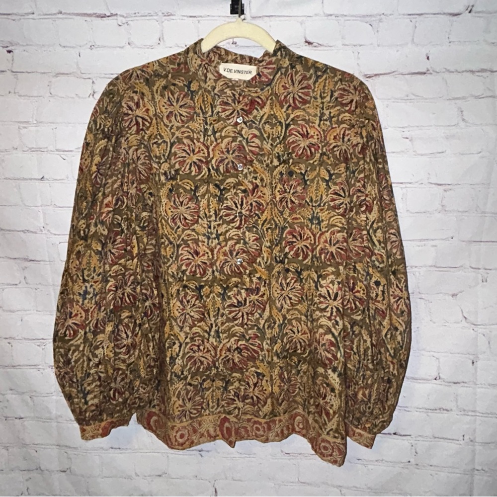 V.DE.VINSTER.‎ Cotton Blouse women’s size L